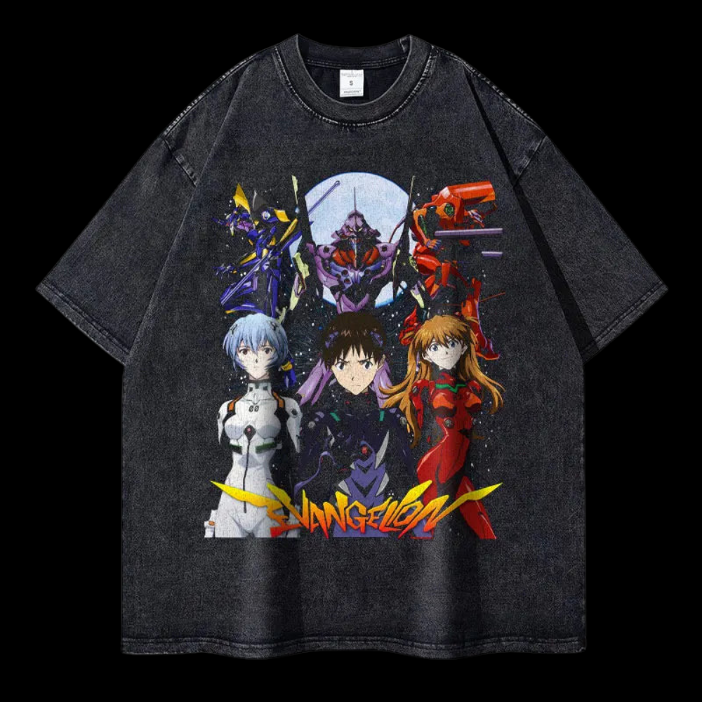 WASHED ‘EVANGELION’ TEES